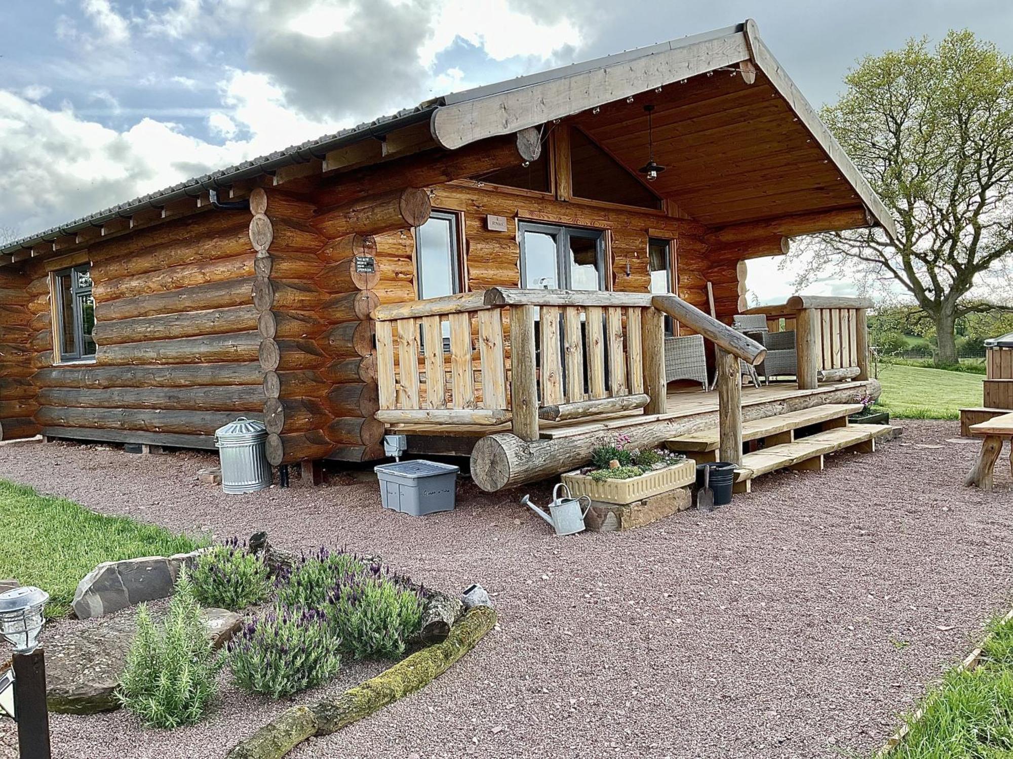 Rowan - Tedstone Log Cabins 브롬야드 외부 사진